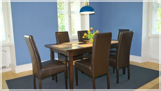 Foto: Essbereich in der großen Wohnküche